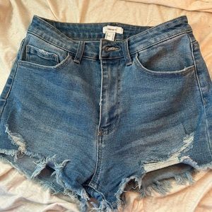 forever 21 cut off shorts